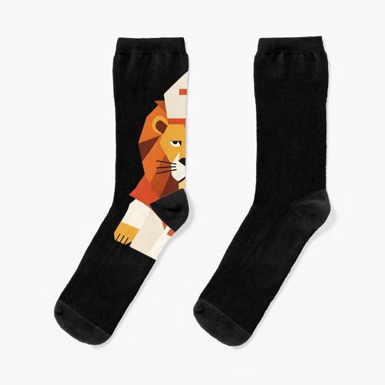 Discover Divinus Leo – The Papal Roar Socks