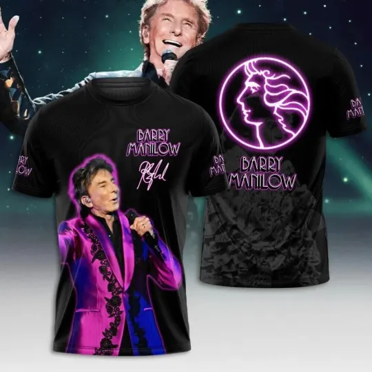 Discover Manilows hot tour on May 8 2025 T-shirt 3D