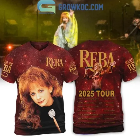 Discover Reba McEntire 50th Anniversary 1975-2025 AOP 3D T-Shirt