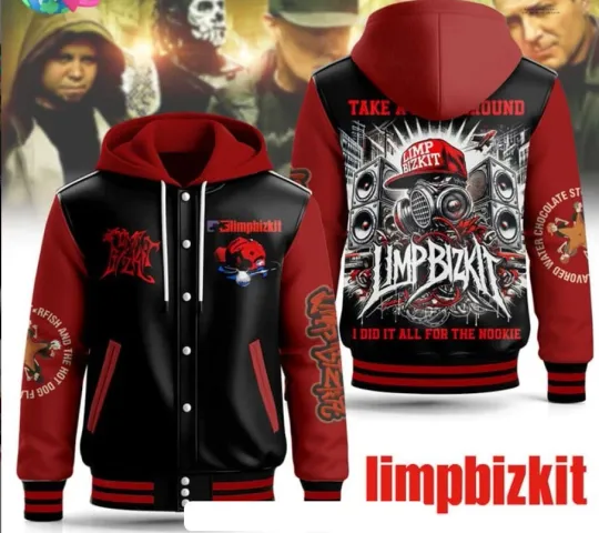 Discover Hot Hot Limp Bizkit Special Edition Hooded Baseball Jacket