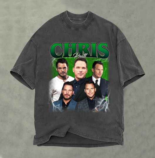 Discover Chris Pratt Shirt, Chris Pratt Retro Shirt, Retro TShirt, Chris Pratt Fan Gift