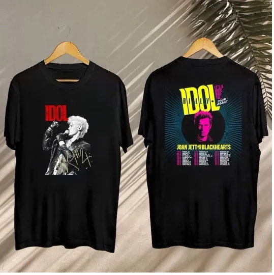 Discover Billy Idol 2025 Concert, Billy Idol It's Nice Day To Tour Again 2025 T-Shirt