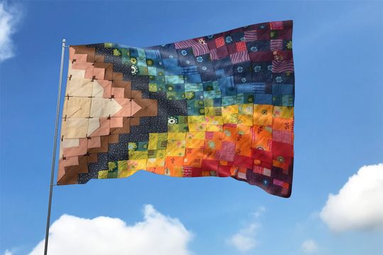 Discover Pride Garden Flag/LGBTQ Pride Progress Stained House FlagSF16