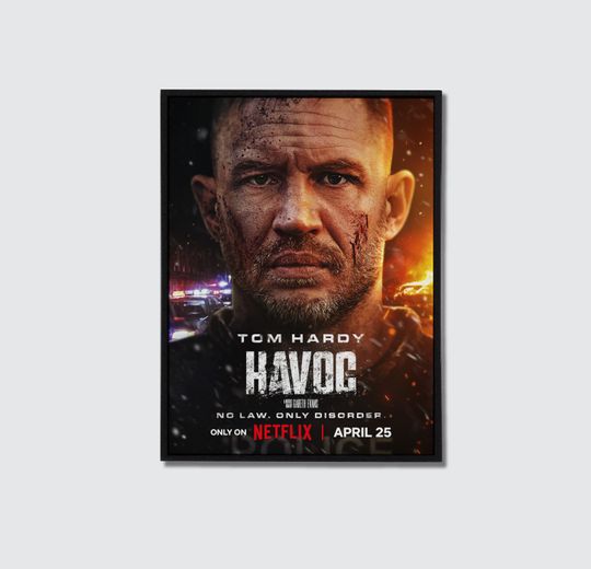 Discover Havoc New 2025 Movie Poster - New Tom Hardyy Poster