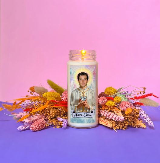 Discover Saint Cillian Murphy Prayer Candle, Funny Gifts