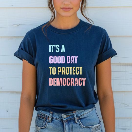 Discover Protect Democracy Shirt, Activist Gift