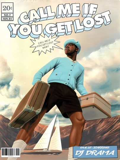 Discover Call Me If You Get Lost Poster, Tyler Graphic Poster