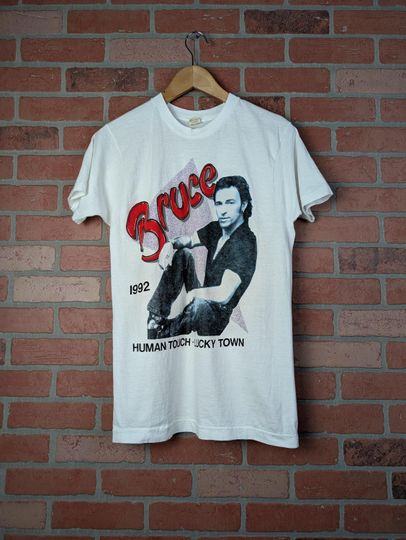 Discover Vintage 1992 Bruce Springsteen Tour Tee Shirt