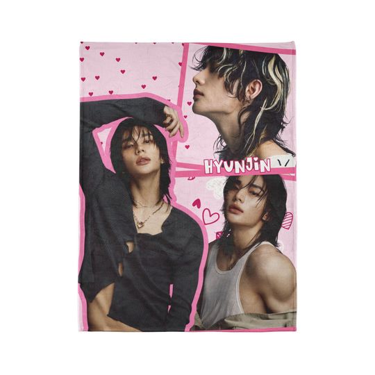 Discover Hyunjin Stray Kids Blanket, Hyunjin Kpop Blanket
