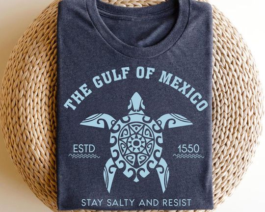 Discover Gulf of Mexico Stay Salty Resistance Shirt, Resist Shirt, Anti Trump Shirt