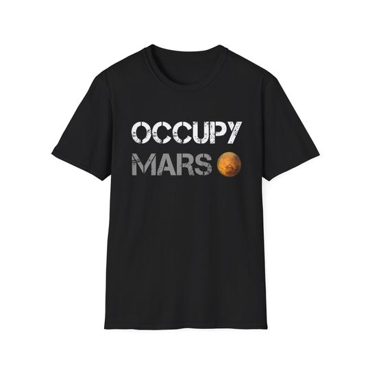 Discover SpaceX Elon Musk Occupy Mars T-Shirt, Graphic Tee