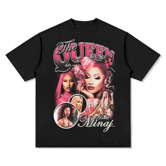 Discover Rappers Nicki Minaj Print Graphic T-shirt
