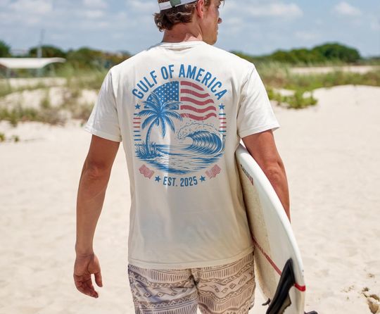 Discover Comfort Colors Gulf of America Tshirt, Trump Gulf of America