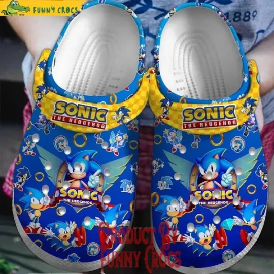 Discover Sonic The Hedgehog Slippers Clogsband Clogs