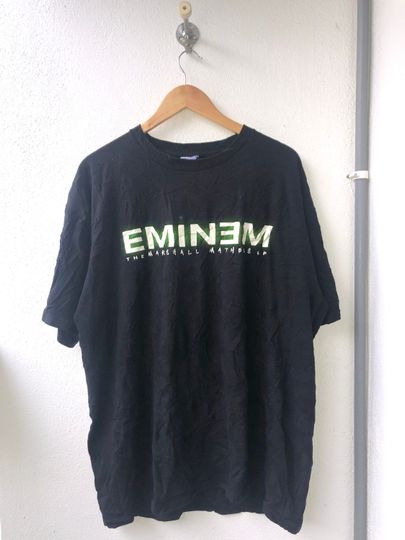 Discover Vintage Eminem The Marshall Mathers LP 2000  American Rapper Merch T-Shirt