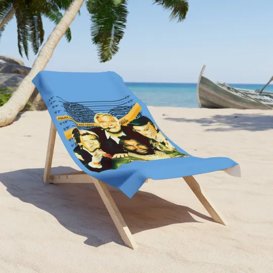 Discover Vintage Beach Towel - A-Team TV Show Retro Vibe