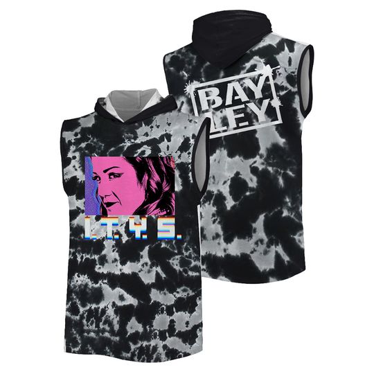 Discover Bayley I.T.Y.S. Tie-Dye 2025 Wrestling Sports Sleeveless Hoodie