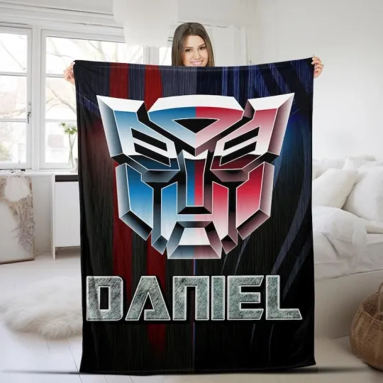 Discover Personalized Never Too Old For Transformer Autobots Transformer Love Blanket