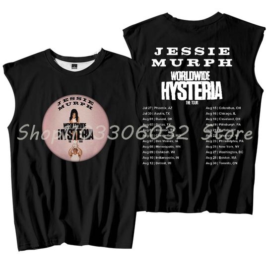 Discover Jessie Murph Worldwide Hysteria Tour 2025 Merch Tank Tops