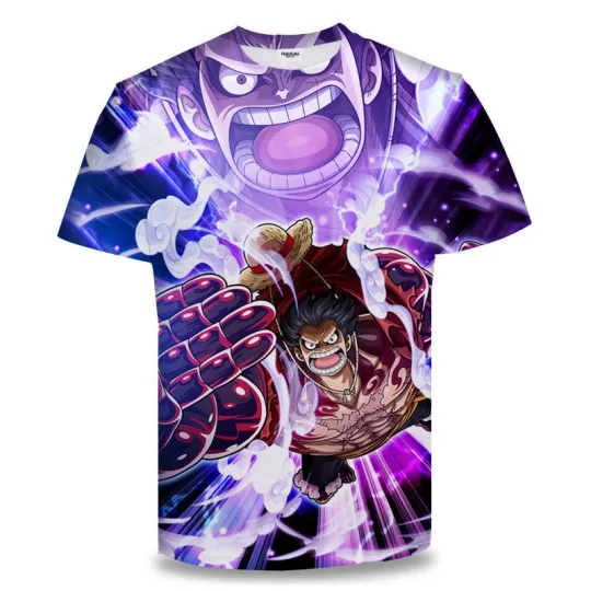Discover One Piece Luffy Cosplay Anime Manga 3D Shirt, Fan Gifts