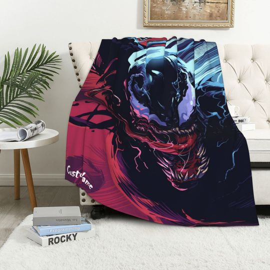 Discover Venom Blanket Throw Blanket Warm Soft Blanket for Dormitory Living Room Bedroom