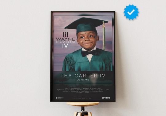 Discover Lil Wayne Poster | Tha Carter IV Poster