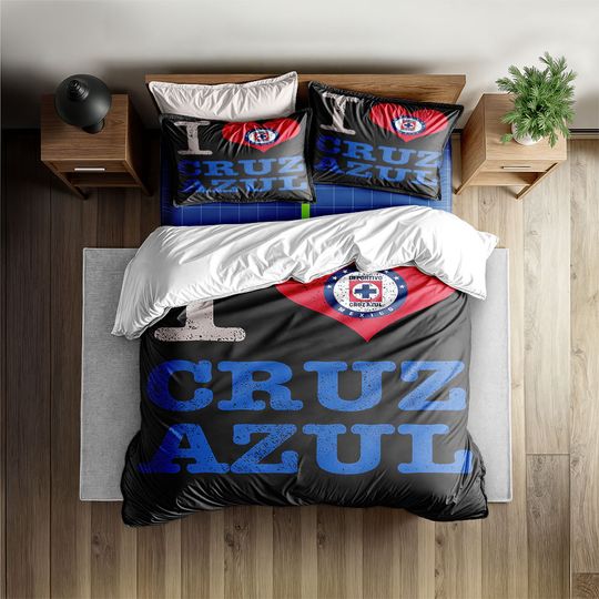 Discover I love Cruz Azul Duvet Cover Set