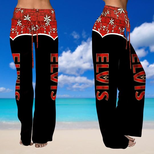 Discover Elvis Presley Women's High-waisted Straight-leg Trousers