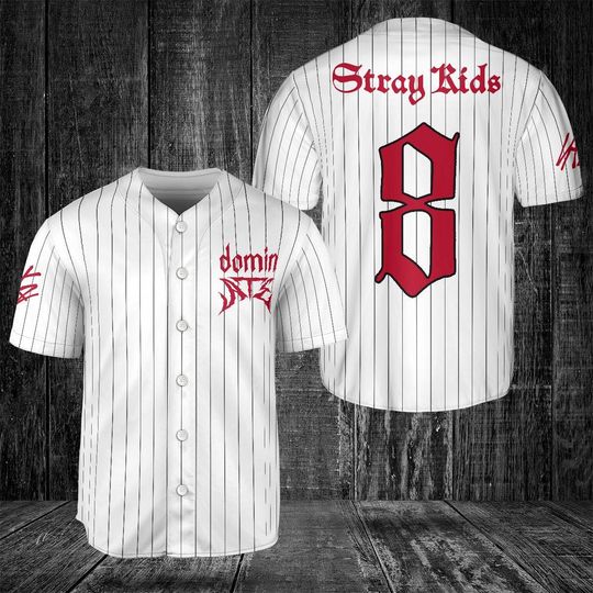 Discover Custom Stray Kids dominATE World Tour US 2025 Jersey, Kpop Jersey Baseball, SKZ Merch