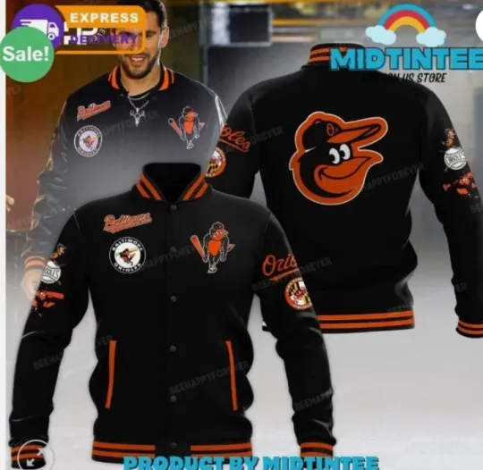 Discover New Men 3D All Over Print Orioles Baseball Jacket