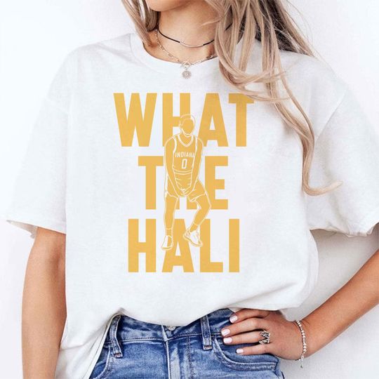 Discover What The Hali Shirt, Funny Basketball Shirt, Indiana Basketball Celebration Shirt