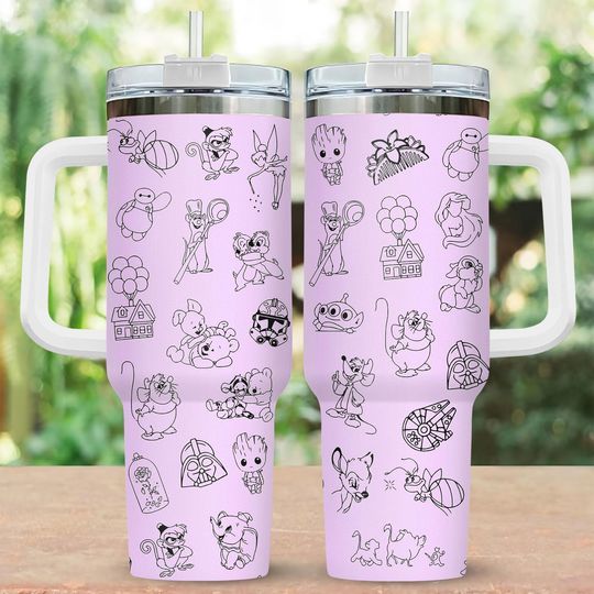 Discover Disneyyland 40oz Tumbler, Magical Kingdom Travel Mug, Park Day Gift, Stainless Insulated Cup