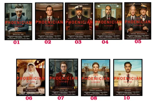 Discover The Phoenician Scheme 2025 Movie Poster Wall Decor Art Print