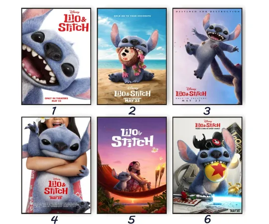 Discover Lilo and Stitchh Poster – 2025 Live Action Movie Wall Art