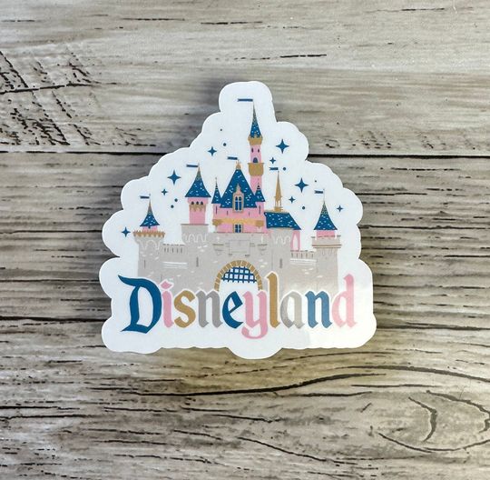 Discover Disneyyland Castle sticker | Pastel Disneyyy