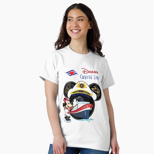 Discover Dream Cruise Line Navy Mouse Classic T-Shirt