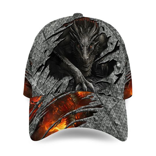 Discover Lava Dragon All Over Print Baseball Cap - THTQ0809