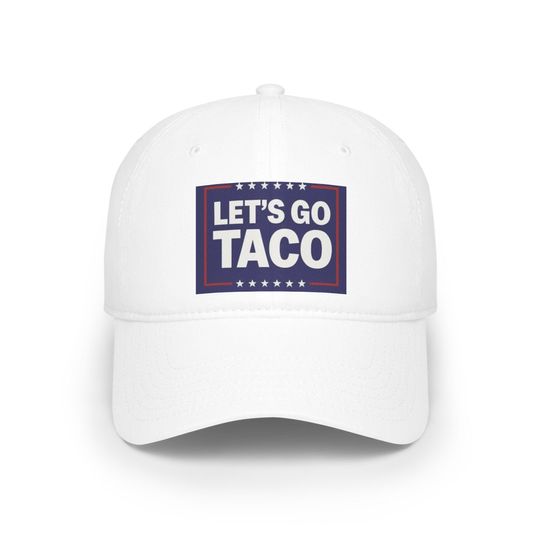 Discover Funny Trump New Name Taco Low Profile Baseball Cap