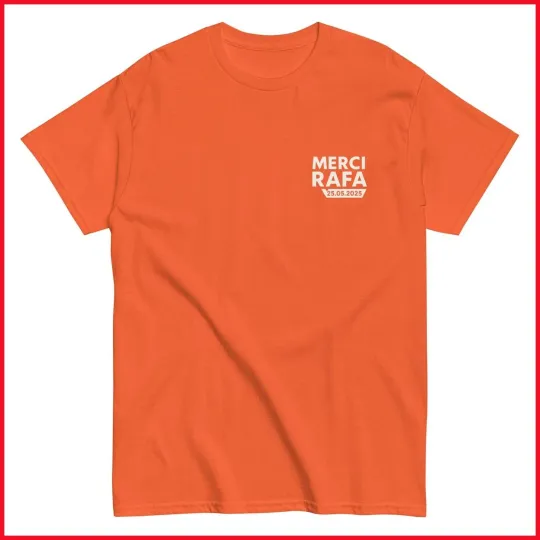 Discover Merci Rafa Shirt, French Open Garros 2025 T-Shirt, Merci Rafa Shirt