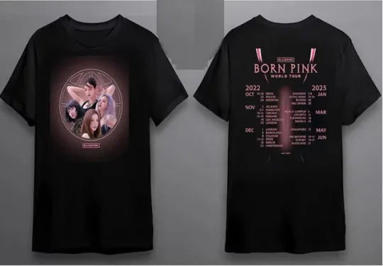 Discover Blackpink Born Pink World Tour Shir.