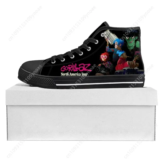 Discover Gorillaz Virtual Rock Band Fashion High Top Sneakers