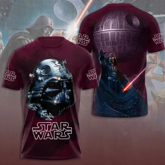 Discover Starr Warss 3D Unisex T-shirt, gift for fans