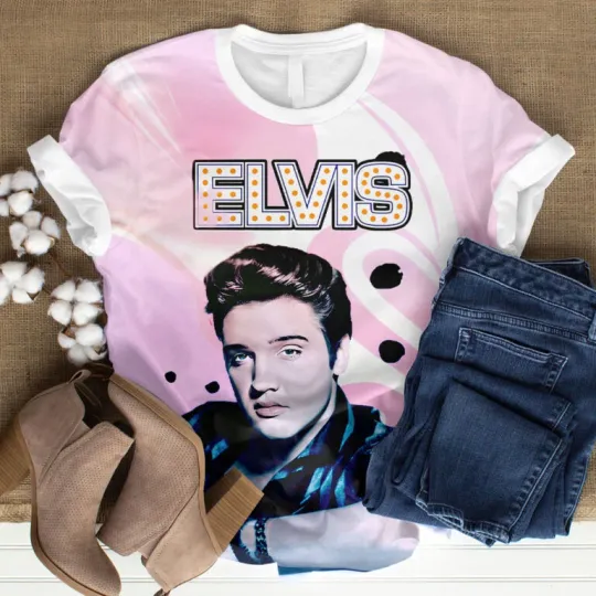 Discover Elvis Presley 3D T-Shirt ,  gift for fans