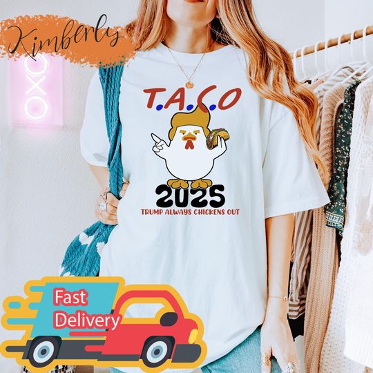 Discover Trump TACO Shirt, Trump Always Chickens Out Shirt, Trump Chicken Shirt