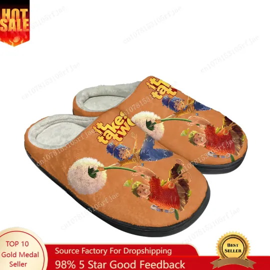 Discover Anime Cartoon Game It Takes Two Home Indoor Slippers