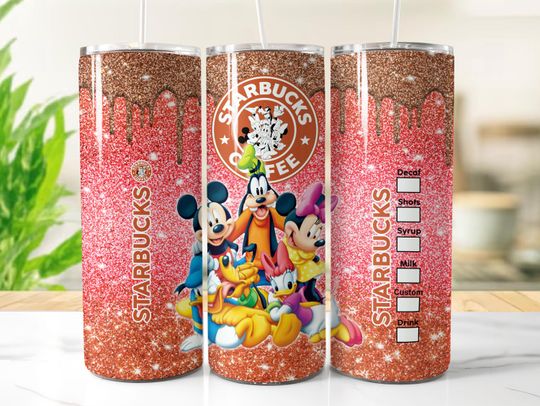 Discover Mouse & Friends 20oz Skinny Tumbler, Disneyyy Cartoon 20oz Tumbler, Mickeyy Tumbler