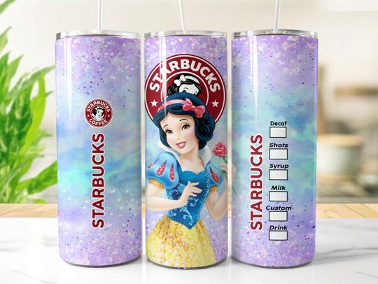 Discover Snoww Whitee 20oz Skinny Tumbler, Disneyyy Princess 20oz Tumbler, Snoww Whitee Princess Tumbler