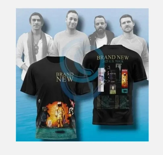 Discover Brand New Band 2025 US AOP 3D T-Shirt Gift for Friend All Size S-5XL
