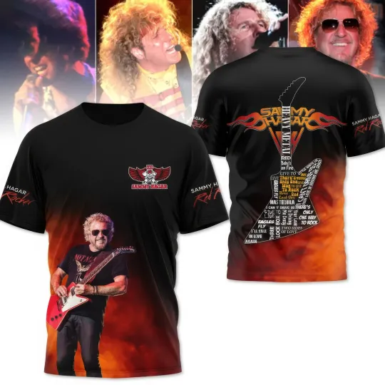 Discover Sammy Hagar Heavy Metal 2025 3D T Shir