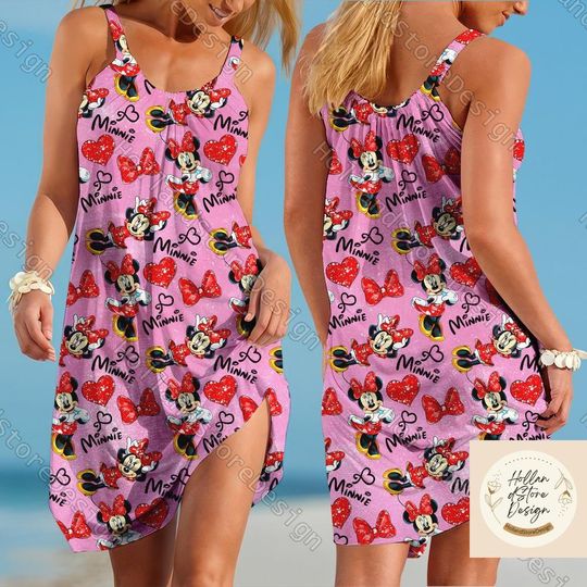 Discover Halloween Minniee Women Dresses, Minniee Dress, Minniee Sling Summer Dress